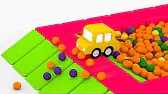Сухой бассейн с шариками 4 машинки Сухой бассейн с шариками