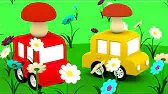 Собирают грибы 4 машинки Собирают грибы