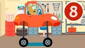 Автомобильная пробка Котёнок и волшебный гараж Автомобильная пробка