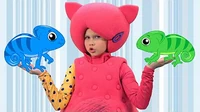 Учим цвета - Хамелеон Кукутики Учим цвета - Хамелеон