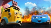 Авария на заправке Легенды Спарка. Гонки - полный улёт! Авария на заправке