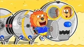 Механическая гусеница Львёнок Котёнок Механическая гусеница