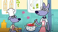 Фартук для смелых Оранжевая корова Фартук для смелых