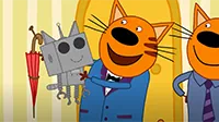 Как мыть лапки? Три кота Как мыть лапки?