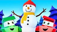 Снеговик Игры грузовичков Снеговик