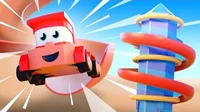 Едем на санях Игры грузовичков Едем на санях