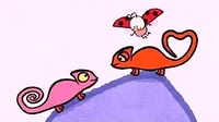 Нарисуй хамелеона Рисунки Тёмы Нарисуй хамелеона